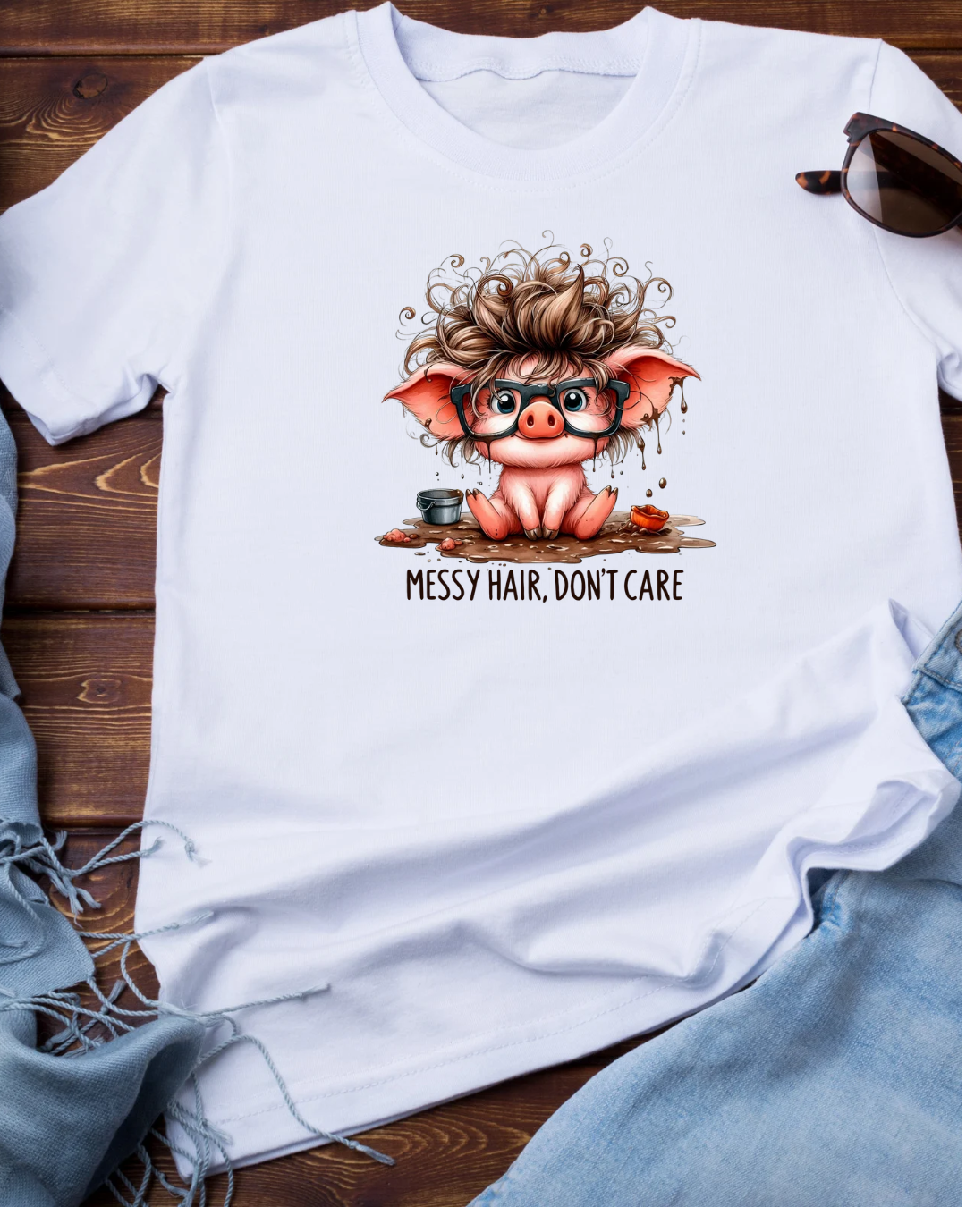 Messy Hair T-shirt